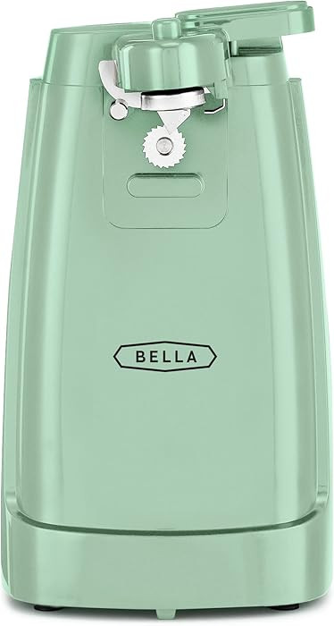 bella Electric Can Opener and Knife Sharpener, Removable Cutting Lever, Cord Storage, Stainless S... | Amazon (US)