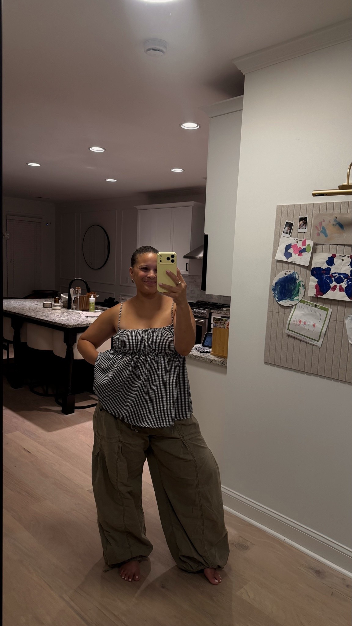 Wearing XL in pants could do a L they’re very oversized