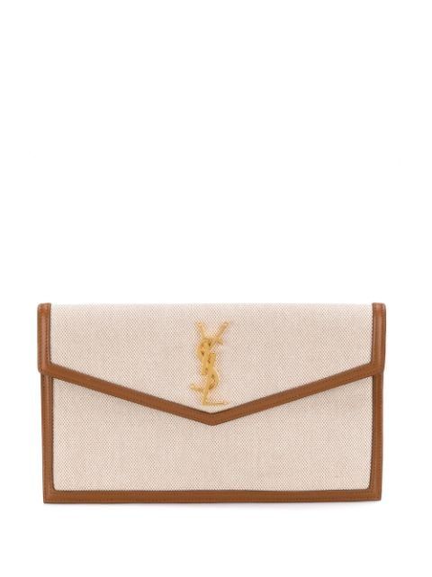 Saint Laurent Monogram Envelope Clutch Bag - Farfetch | Farfetch Global