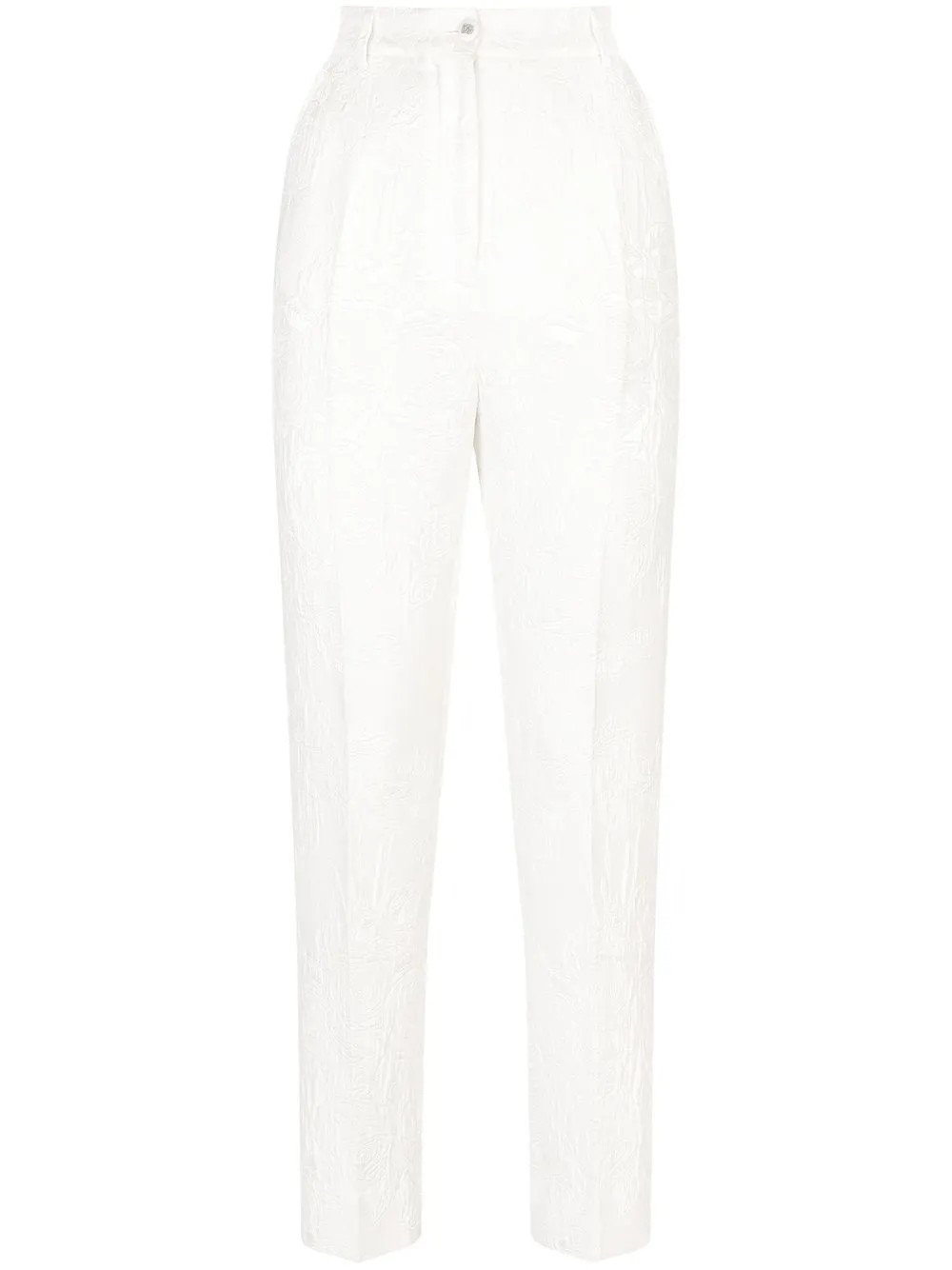 floral jacquard tailored trousers | Farfetch Global