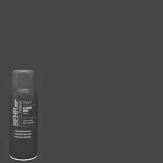 BEHR PREMIUM 12 oz. Classic Noir Interior Chalk Decorative Spray Paint Aerosol 74544 - The Home D... | The Home Depot