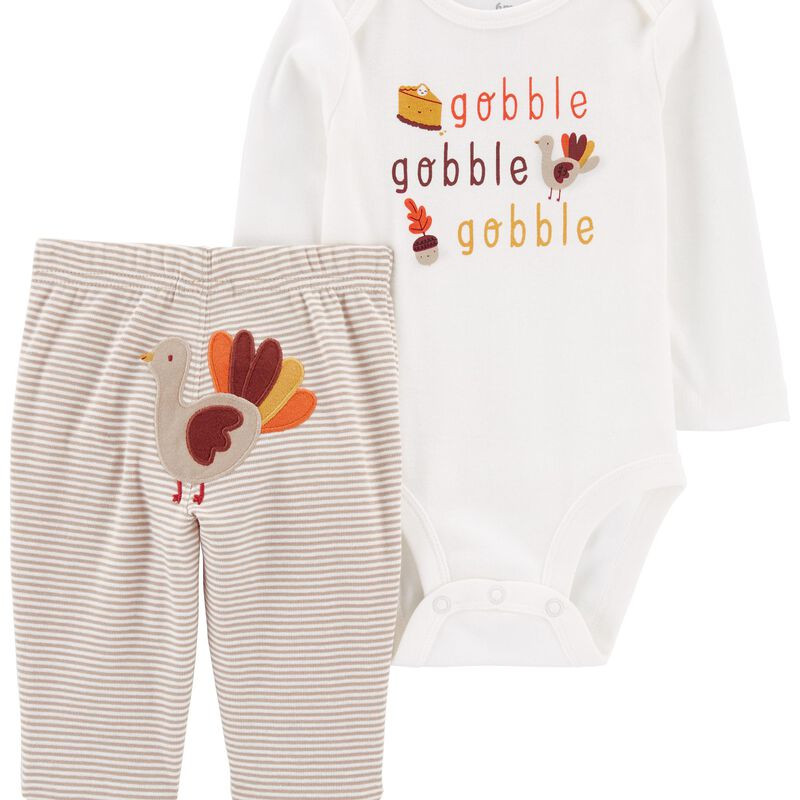 2-Piece Thanksgiving Bodysuit Pant Set | Carter's