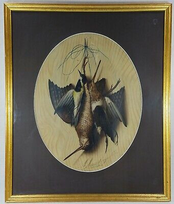 Antique 1876 Oil Painting on Board MICHELANGELO MEUCCI (1840 - 1890) Game Birds  | eBay | eBay US