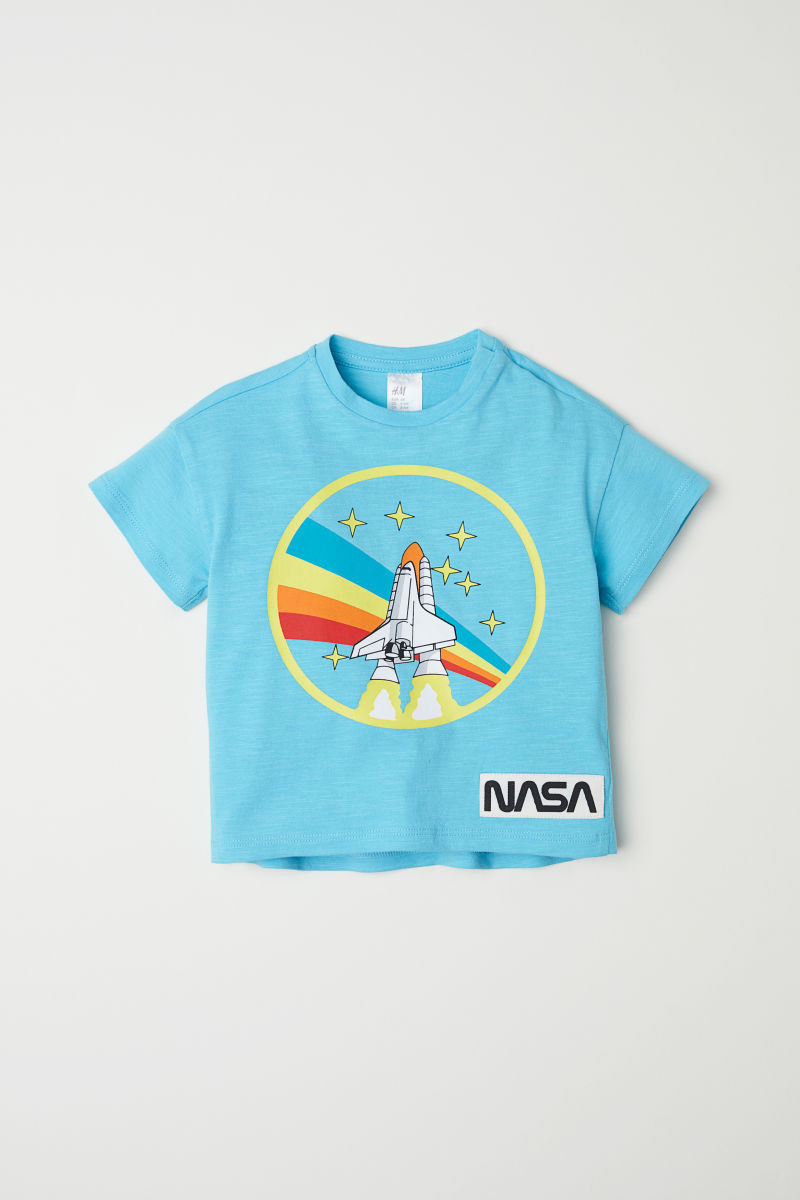 H&M T-shirt with Printed Motif $9.99 | H&M (US)