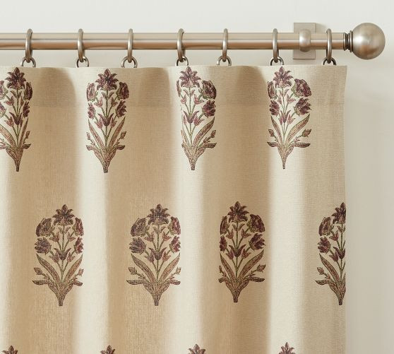 Elinor Floral Mughal Curtain | Pottery Barn (US)