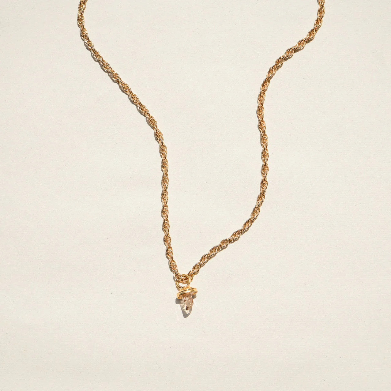 Topaz rope necklace | Twisted Silver