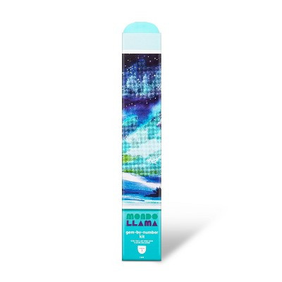 Gem by Number Galaxy Kit - Mondo Llama™: DIY Art Kit with Gems & Fabric for Adult Crafting | Target