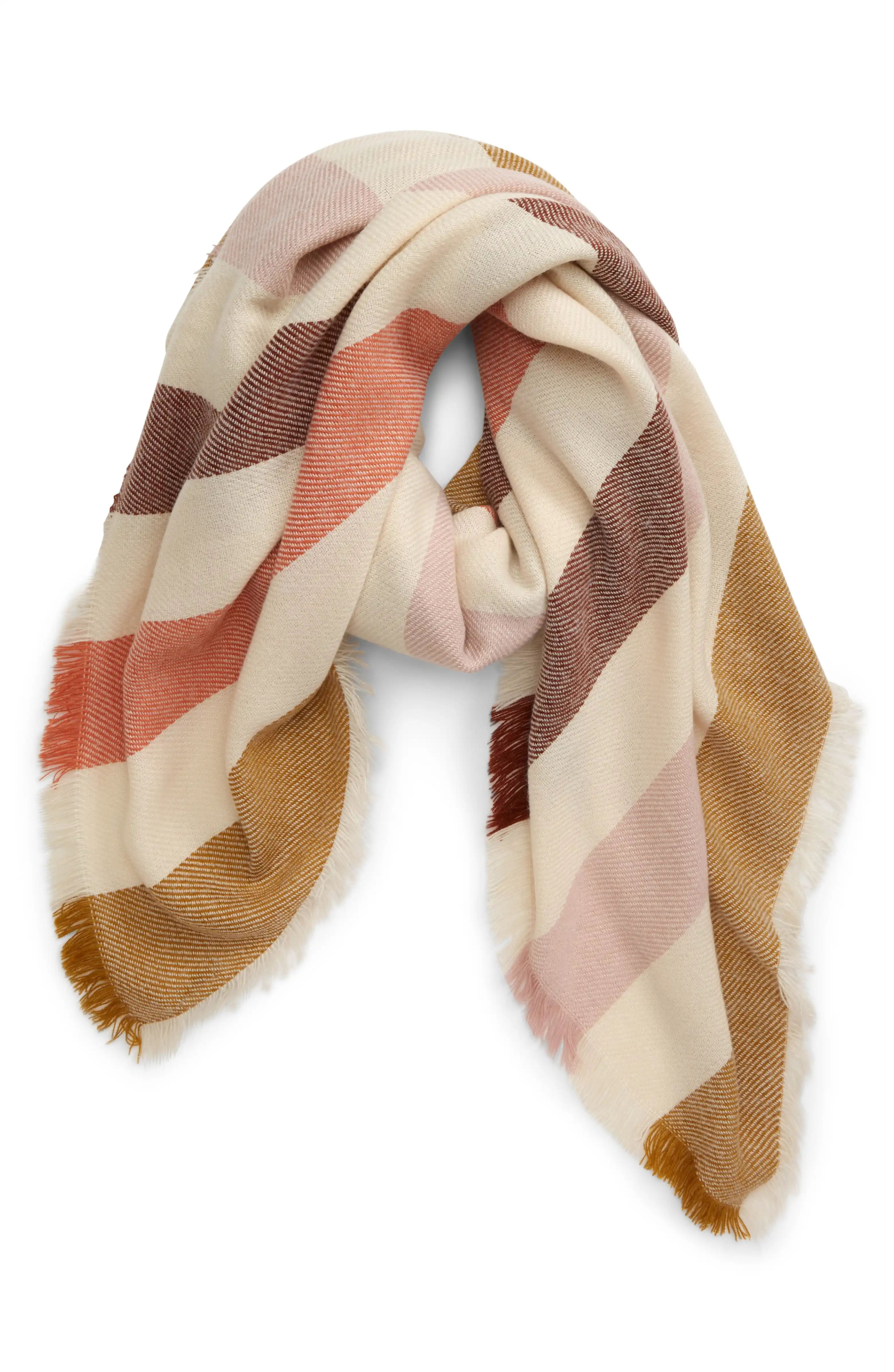 Bold Stripe Blanket Square Scarf | Nordstrom