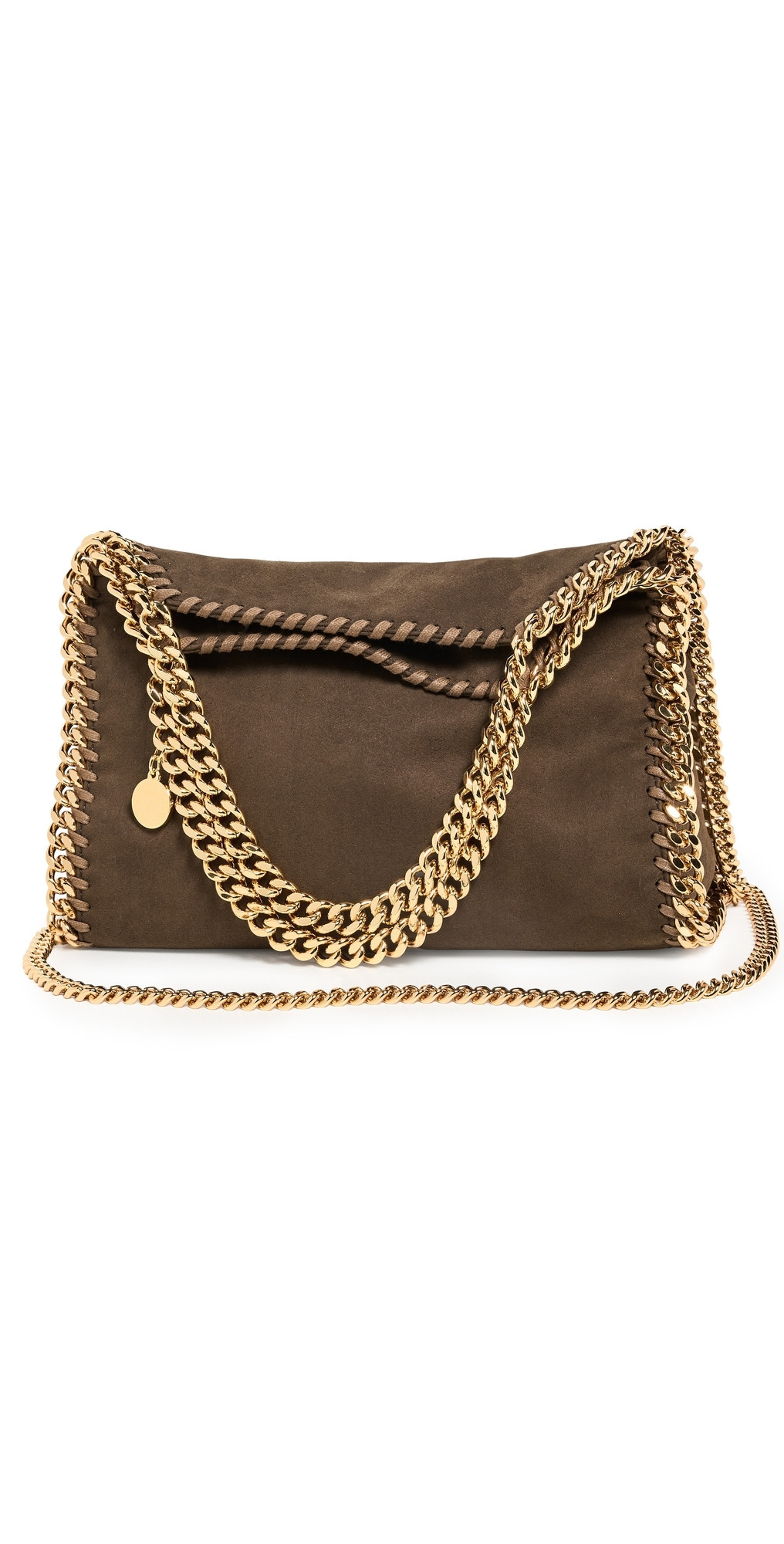 Stella McCartney Alter Suede Falabella Mini Bag Moka One Size | Shopbop