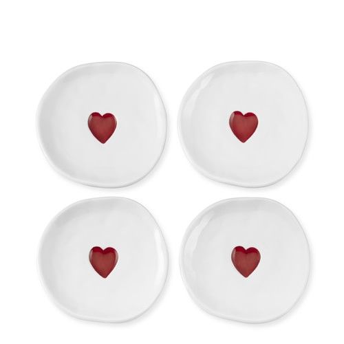 Valentine's Day Plates, Set of 4 | Williams-Sonoma