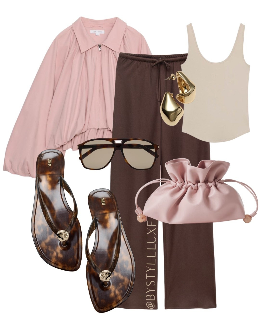 SATIN TROUSERS - A gorg link and brown combo outfit with these must-have satin trousers 

#satin #sandals #jacket

#LTKspring #LTKsummer #LTKuk