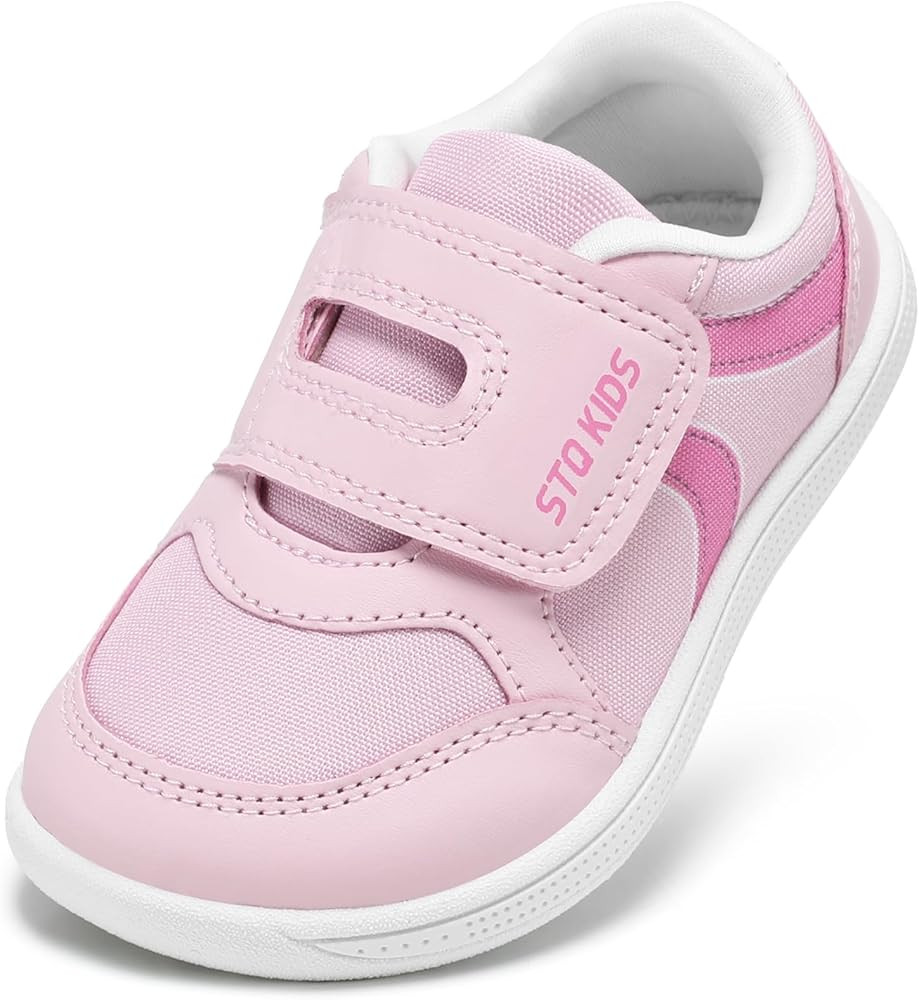 Toddler Wide Toe Box Barefoot Shoes Boys Girls Sneakers Kids Tennis Shoes Preschool Non Slip Ligh... | Amazon (US)