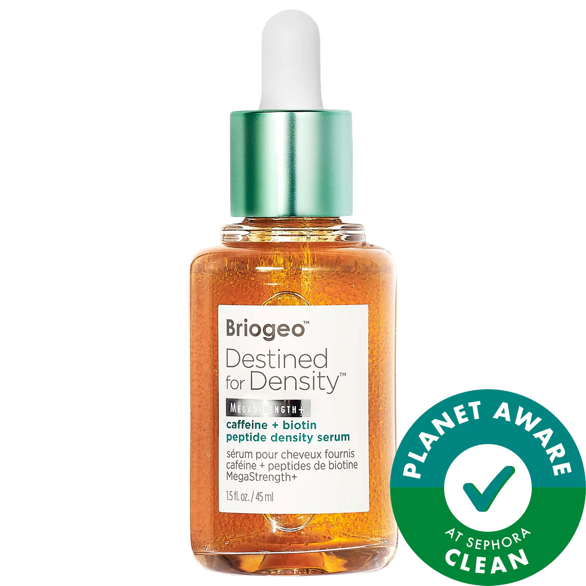 Briogeo Destined for Density Peptide Hair Serum for Thicker, Fuller Hair 1.5 oz / 45 mL | Sephora (US)