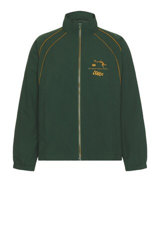 Palmes Track Jacket in Dark Green - Dark Green. Size S (also in M). | FWRD 