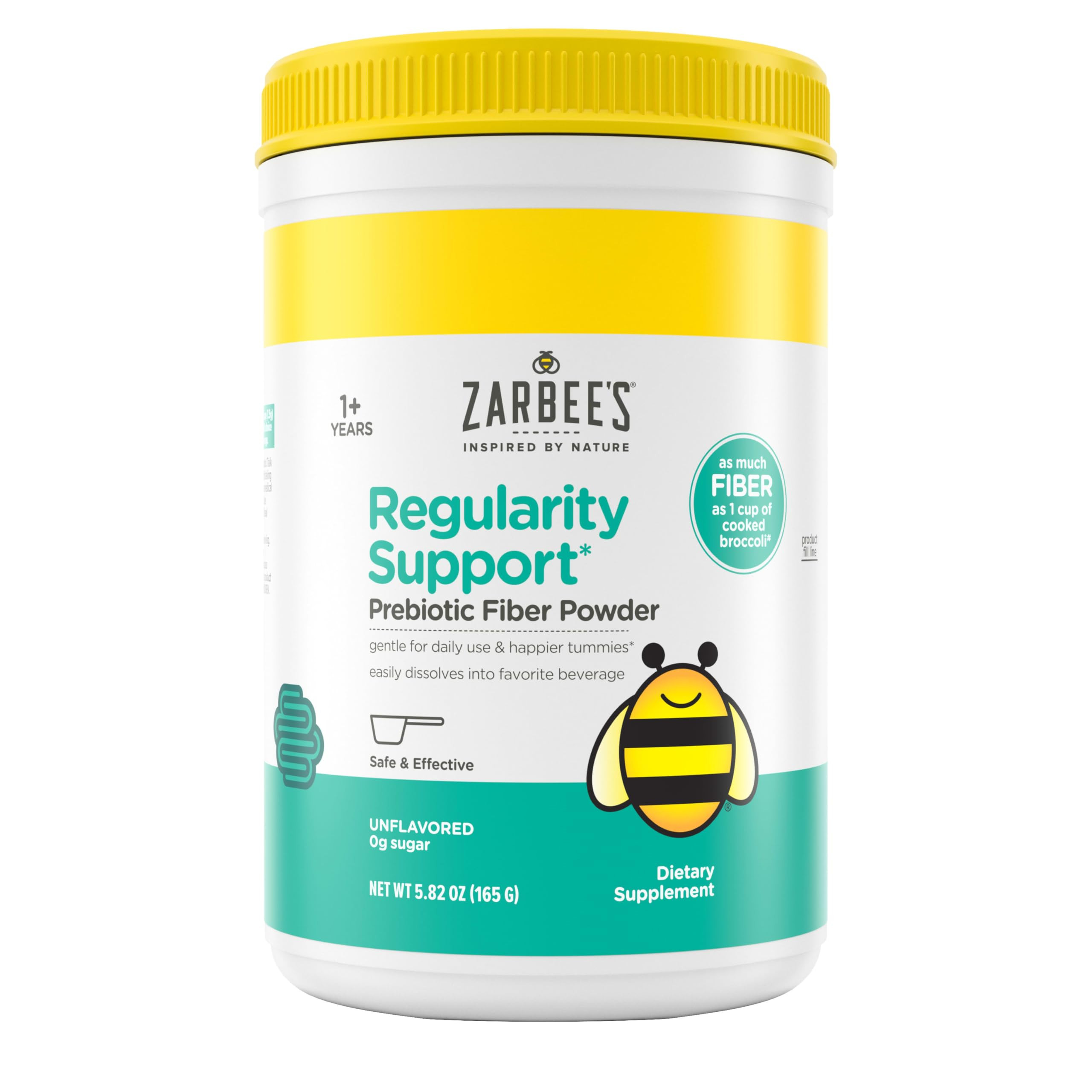 Zarbee's Children's Regularity Support* Prebiotic Fiber Powder, Flavorless Fiber Powder for Kids ... | Amazon (US)