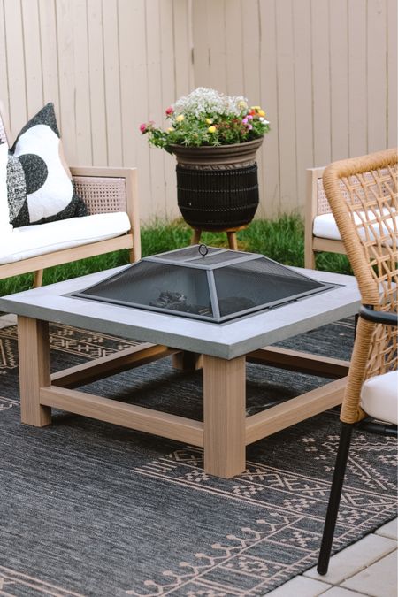 Aesthetic coffee table Firepit. We used this for the first time the other night and LOVED it! Makes things feel so cozy and warm over a regular fire pit. Not sure if this exact is still available but I found an extremely similar one

Patio decor, fire pit, coffee table, outdoor furniture, outdoor coffee table, patio furniture

#LTKSeasonal #LTKunder50 #LTKunder100 #LTKFind #LTKstyletip #LTKsalealert #LTKhome