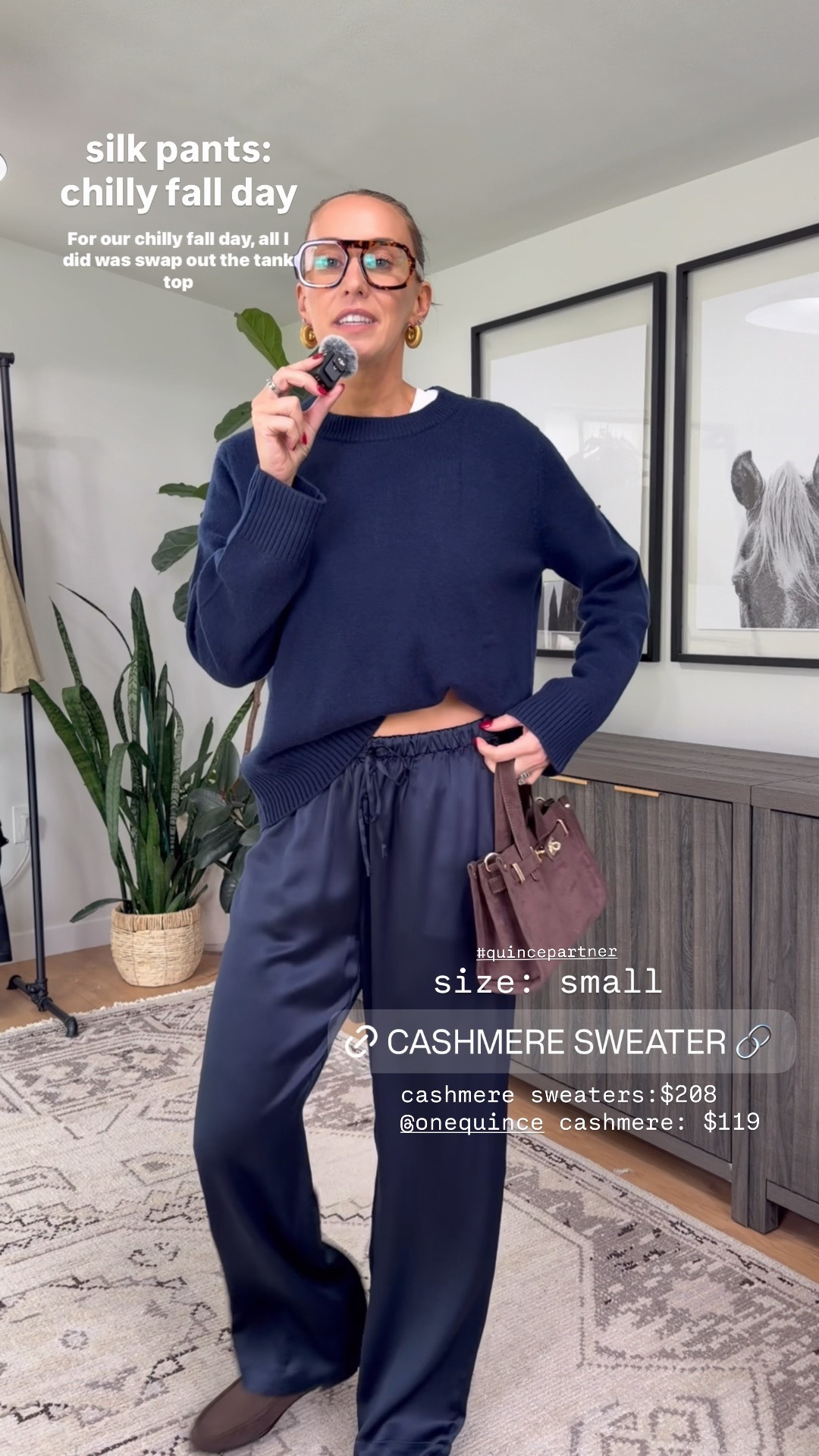 how I would style satin pants for pre fall 🍂 

Sweater: S
Satin pants: S

@Quince #quincepartner

#LTKgrwm #LTKootd #LTKSeasonal