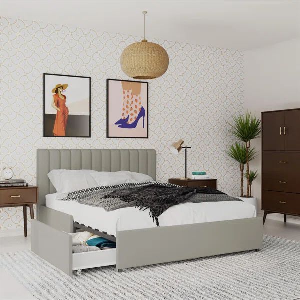 Brittany Upholstered Platform Storage Bed | Wayfair North America