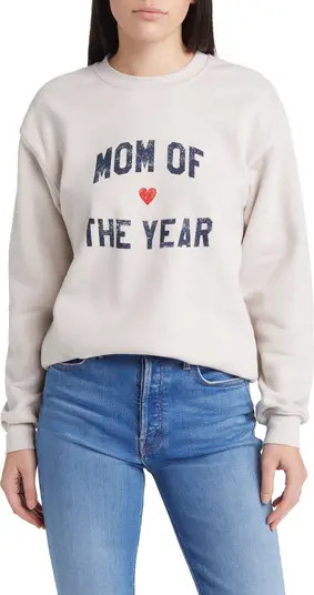 Mom of the Year Cotton Sweatshirt | Nordstrom