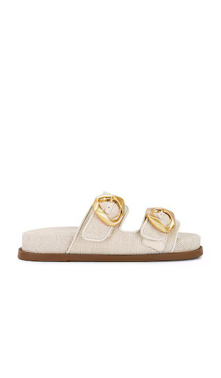 Schutz Olga Sporty Sandal in Beige. - size 8.5 | Revolve Clothing (Global)