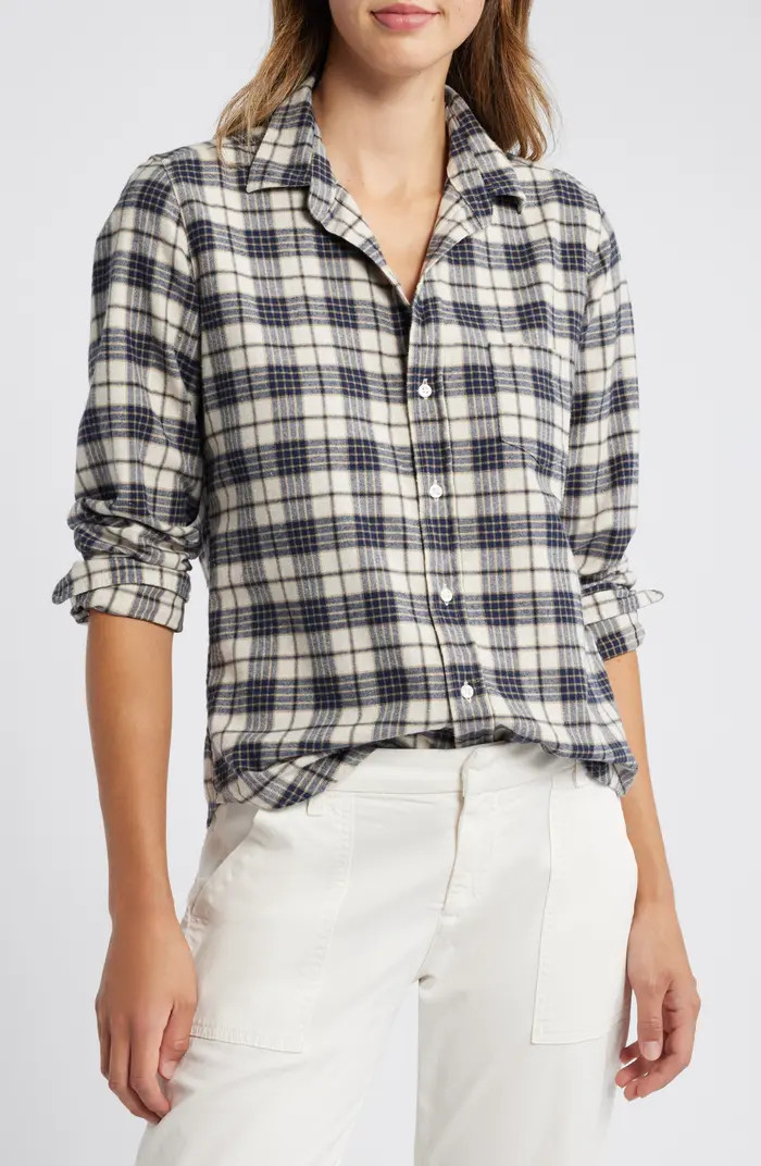 Barry Plaid Tailored Flannel Button-Up Shirt | Nordstrom Rack