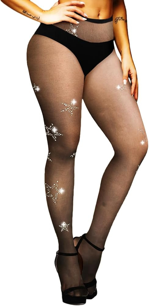 Benefeet Sox Womens Sheer Tights Sexy High Waist Pantyhose Cute Transparent Thigh High Stockings ... | Amazon (US)