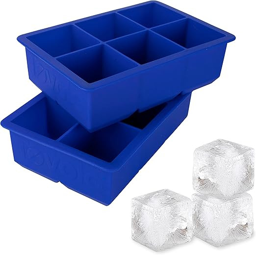 Tovolo Inch Large King Craft Ice Mold Freezer Tray of 2" Cubes for Whiskey, Bourbon, Spirits & Li... | Amazon (US)
