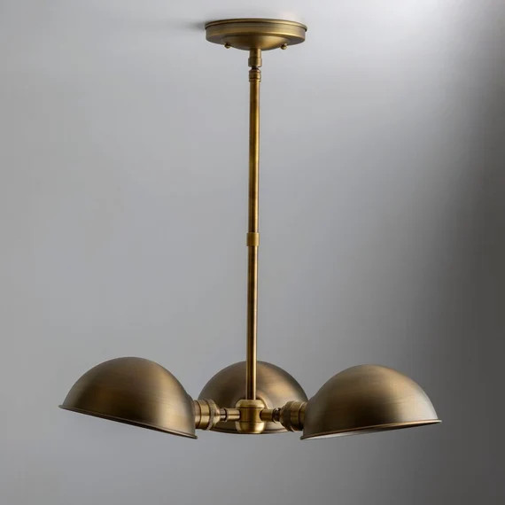 3 Light Pendant Chandelier Handmade | Etsy (US)