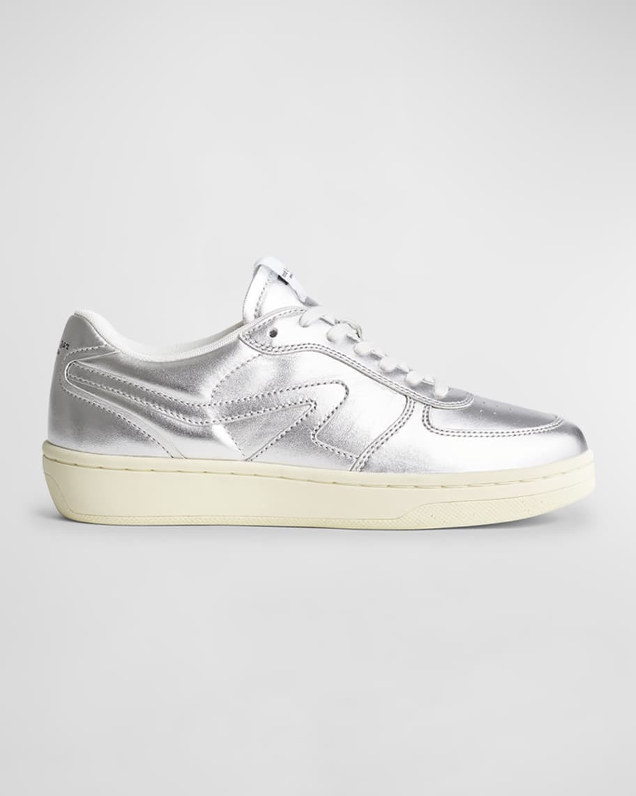 Retro Metallic Low-Top Sneakers | Neiman Marcus