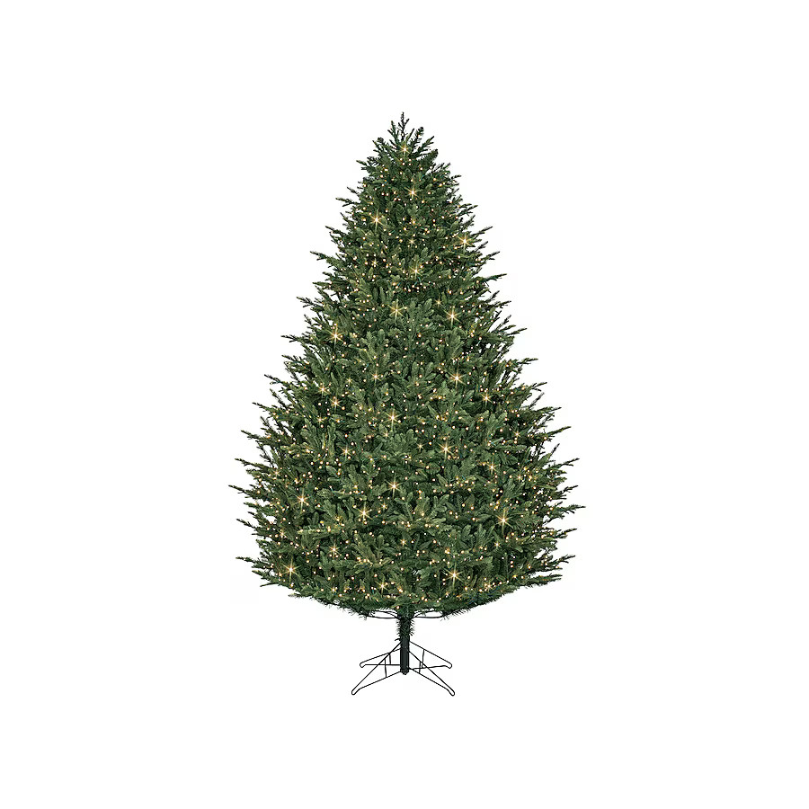GE 7.5-ft Madison Fir Pre-lit Artificial Christmas Tree with White LED lights | Lowe's
