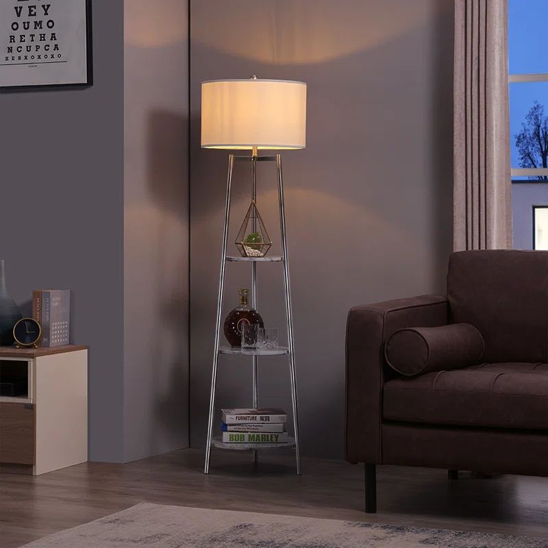 Snowhill 59" Column Floor Lamp | Wayfair North America