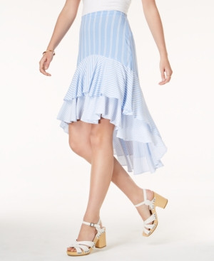 One Hart Juniors' Tiered Ruffled High-Low Skirt, Created for Macy's | Macys (US)