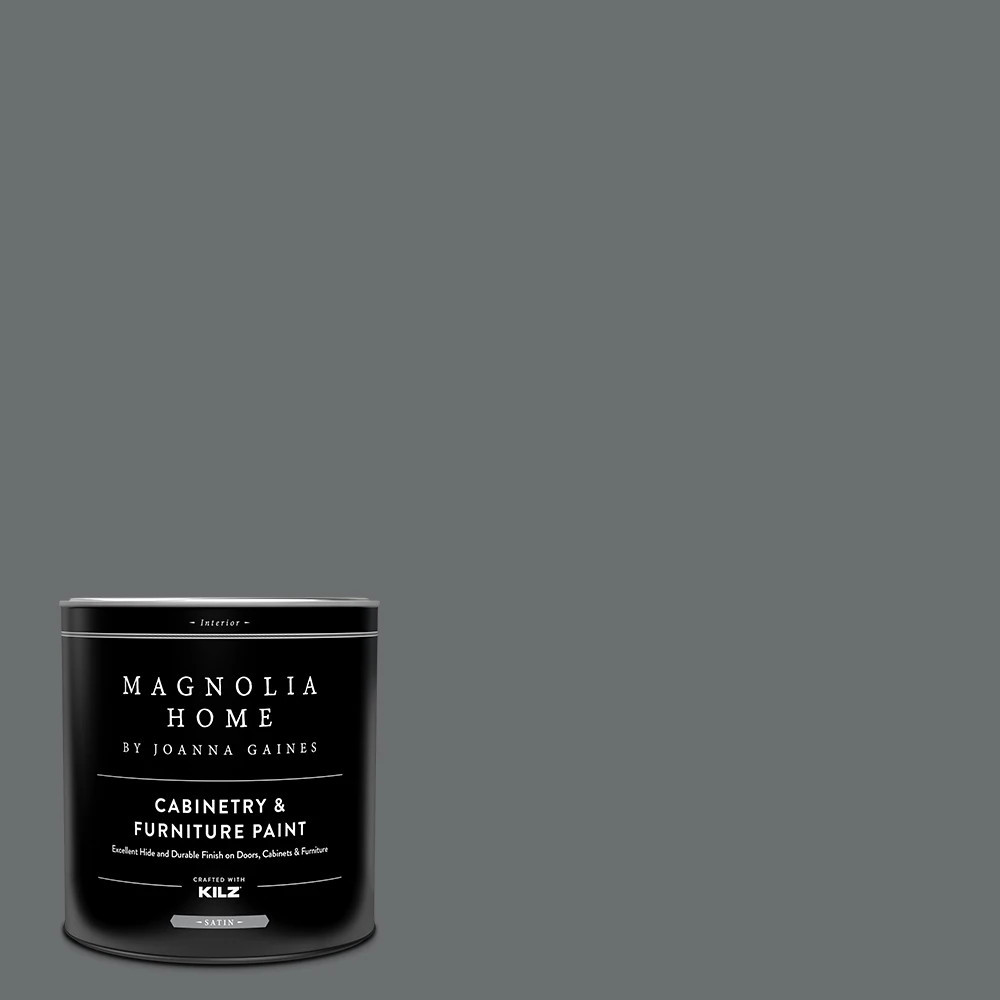 Magnolia Home Magnolia Home by Joanna Gaines Satin Texas Storm MAG130 Tintable Cabinet and Furniture Paint Enamel ( 1-quart ) | MAG130-4141124 | Lowe's
