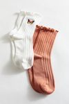Lettuce Edge Icon Crew Sock 2-Pack | Urban Outfitters (US and RoW)