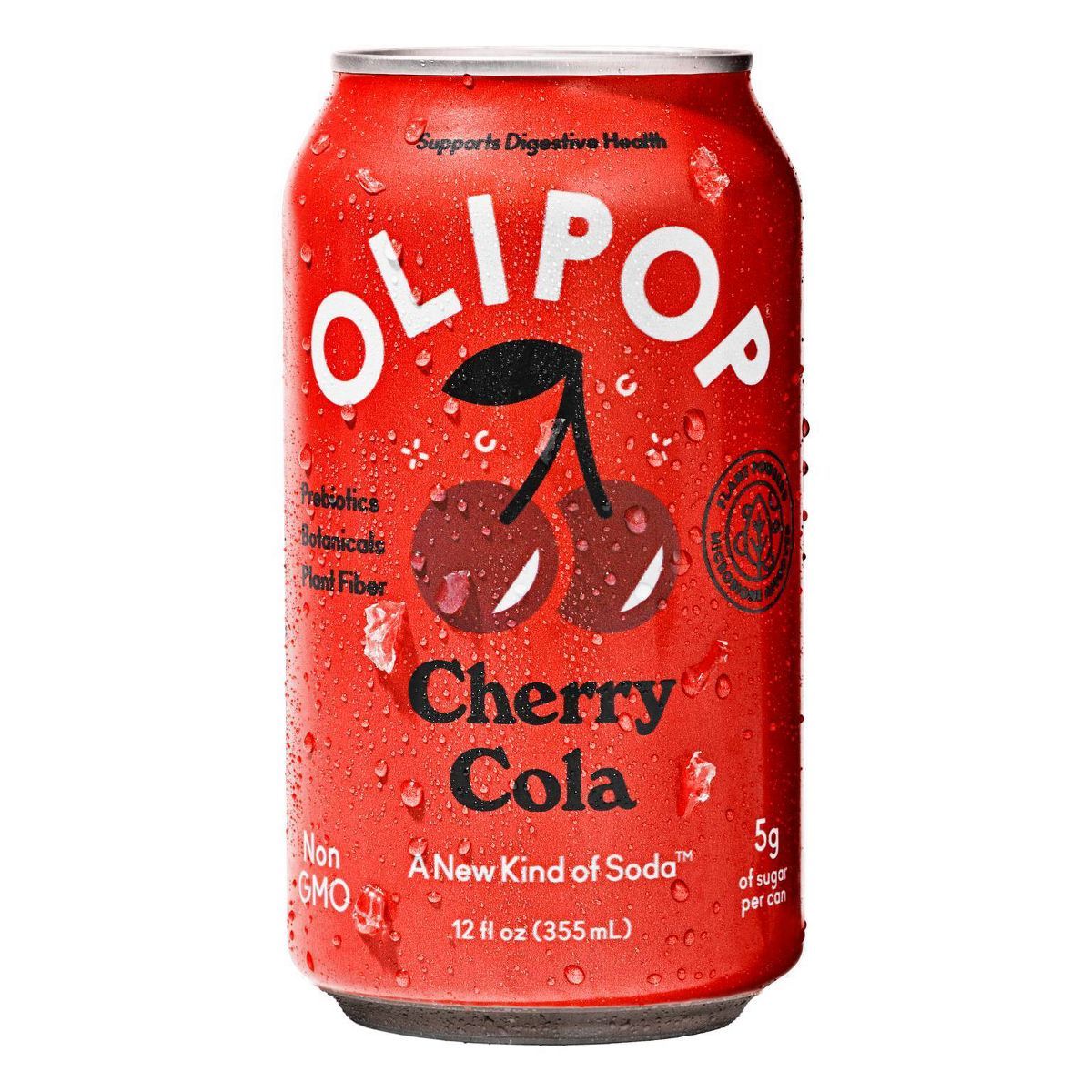 OLIPOP Cherry Cola Prebiotic Soda - 12 fl oz | Target