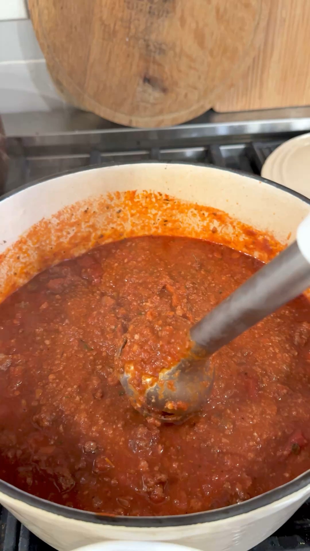 The best kitchen tool for making bolognese sauce is an immersion blender.

#LTKHome #LTKfoodie #LTKdayinmylife