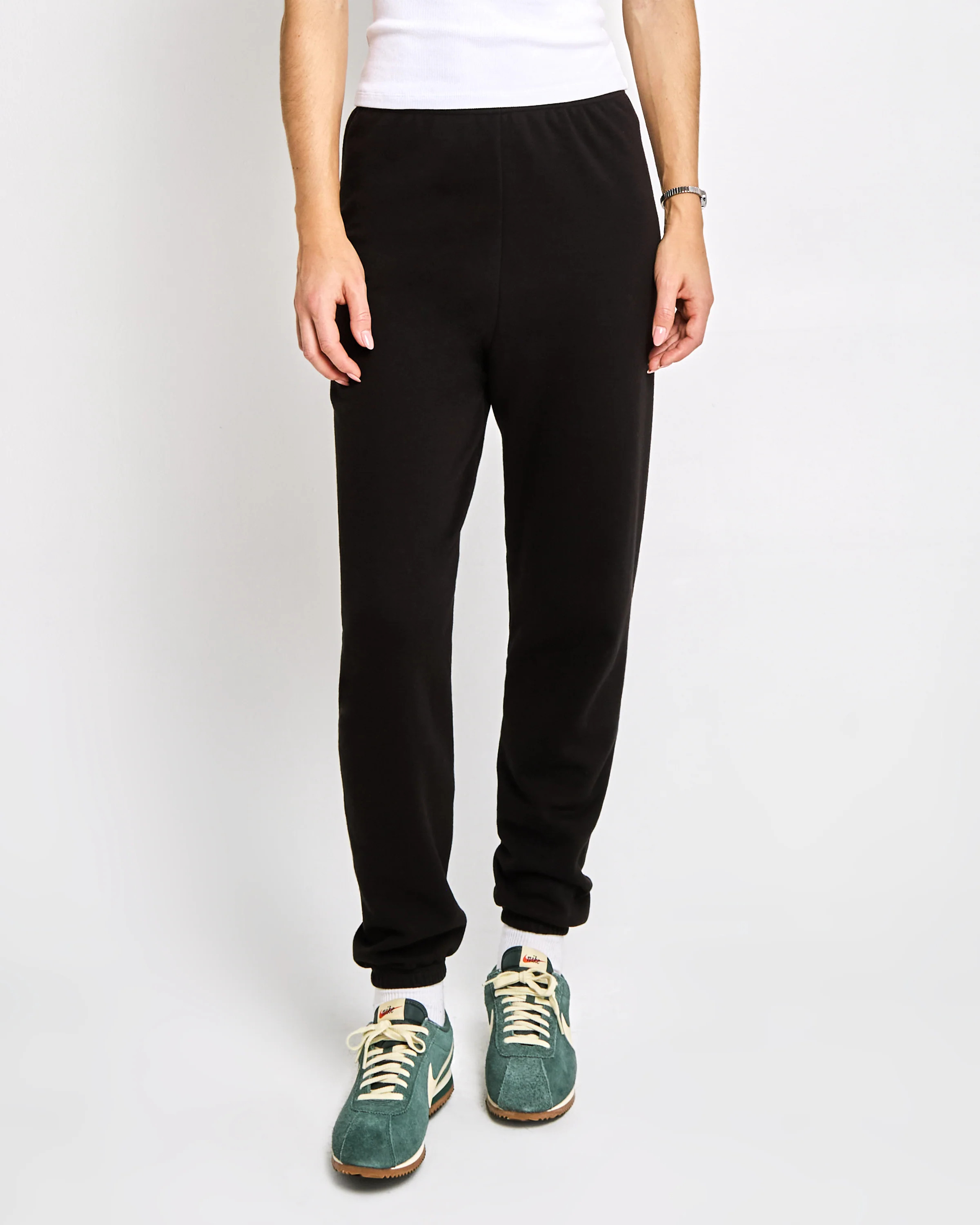 Cotton Fleece Classic Jogger - BLACK / S | Few Moda