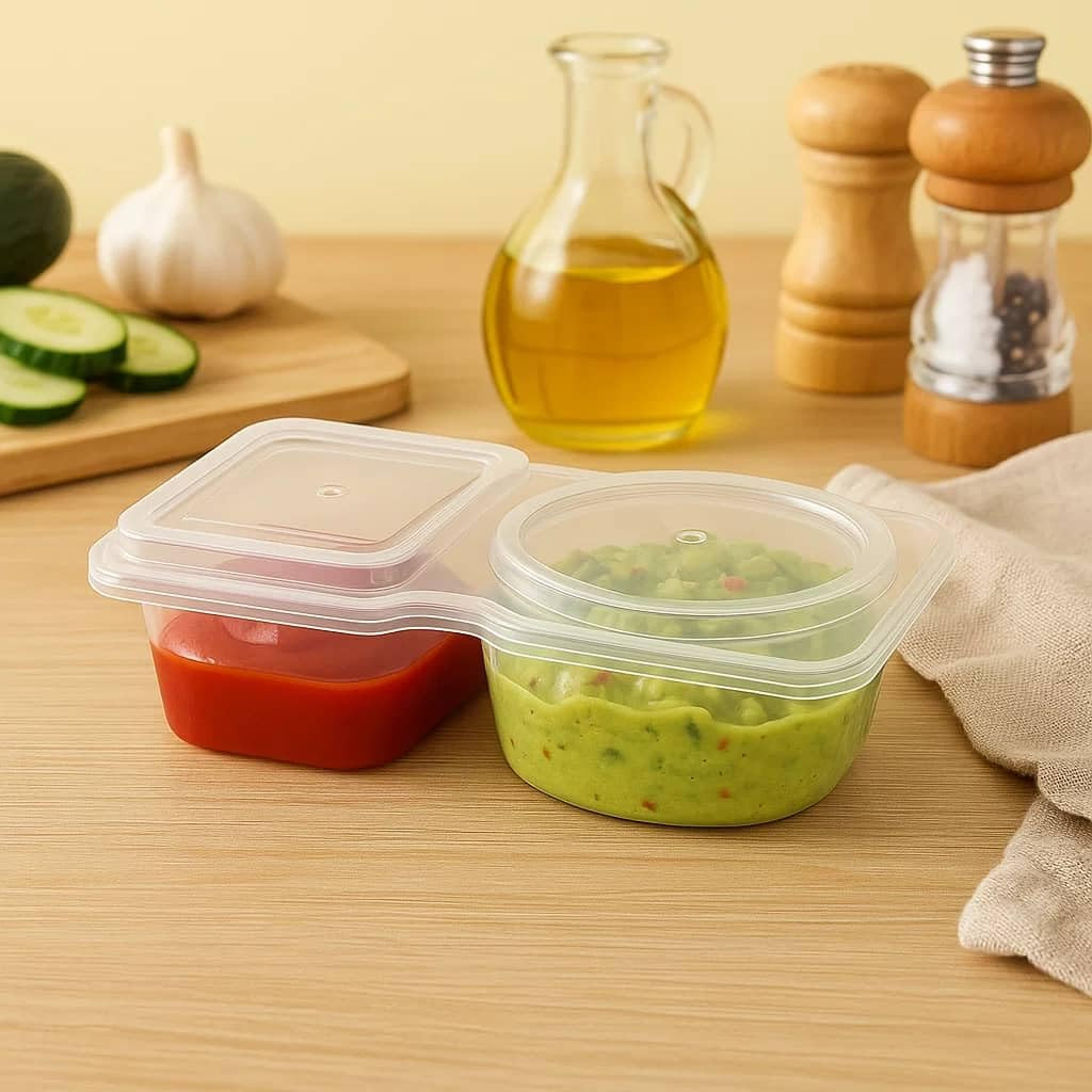 20 Pack Reusable Snack Containers with Lids – Snack Tray & Portion Control Containers, Lunch Ac... | Amazon (US)