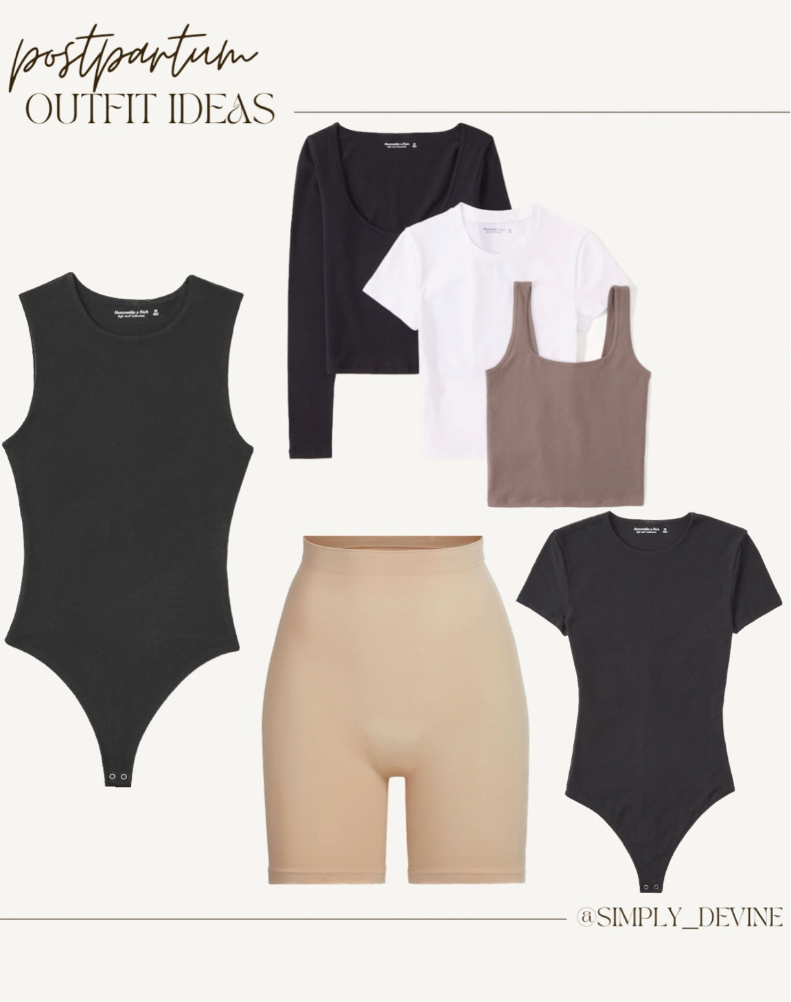 Postpartum outfit. Postpartum essentials. Skims. Shapewear. Basics. Bodysuit 

#LTKFind #LTKcurves #LTKunder50