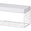 QEEIG Bathroom Shelves Over Toilet - Wall Mounted Floating Shelves Toilet Paper Storage Small Far... | Amazon (US)