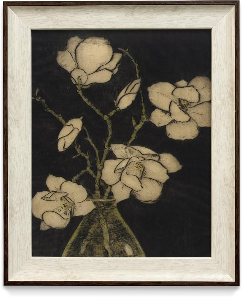 razliubit Vintage Flower Framed Wall Art Prints, Replaceable Wall Decors for Room Aesthtic, Small... | Amazon (US)