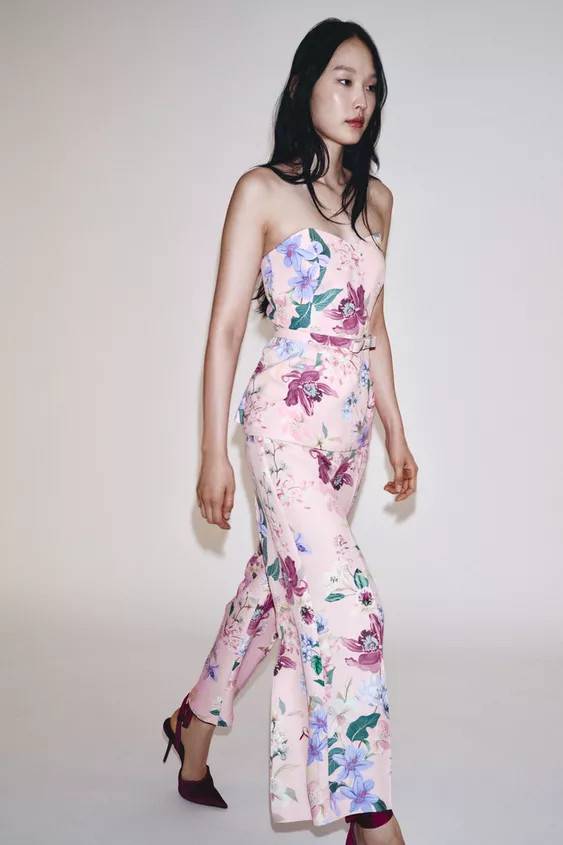 FLORAL PRINT PANTS | Zara US
