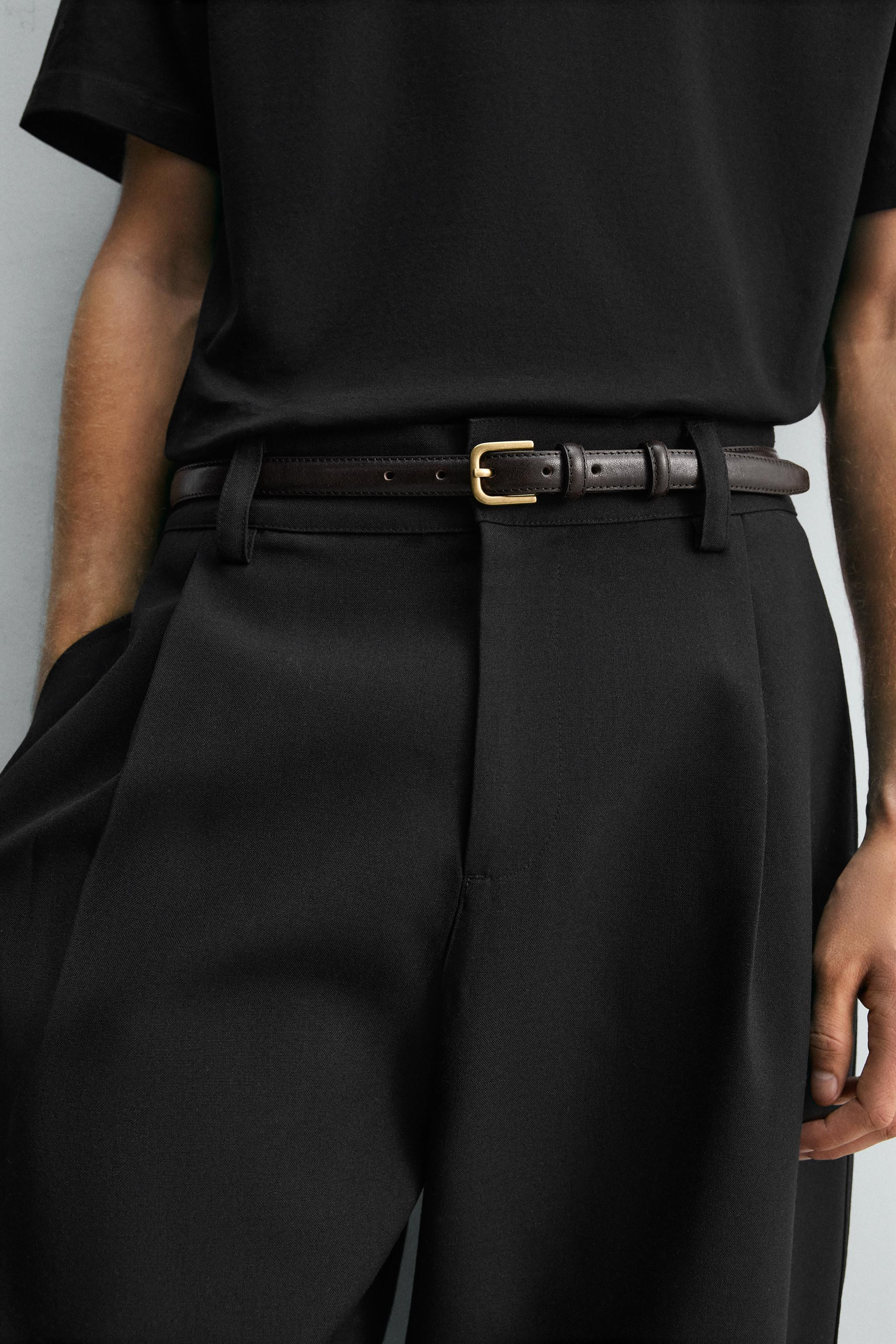 LIMITED EDITION LEATHER BELT | Zara US