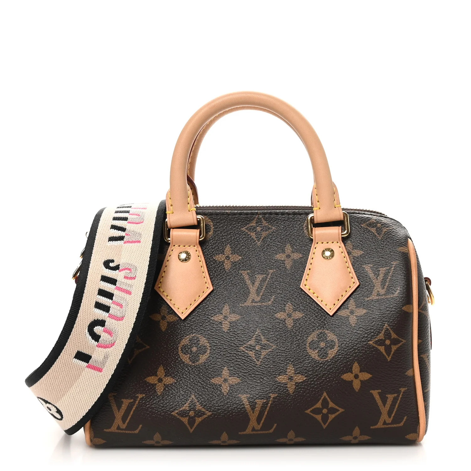 Monogram Speedy Bandouliere 20 Black | FASHIONPHILE (US)