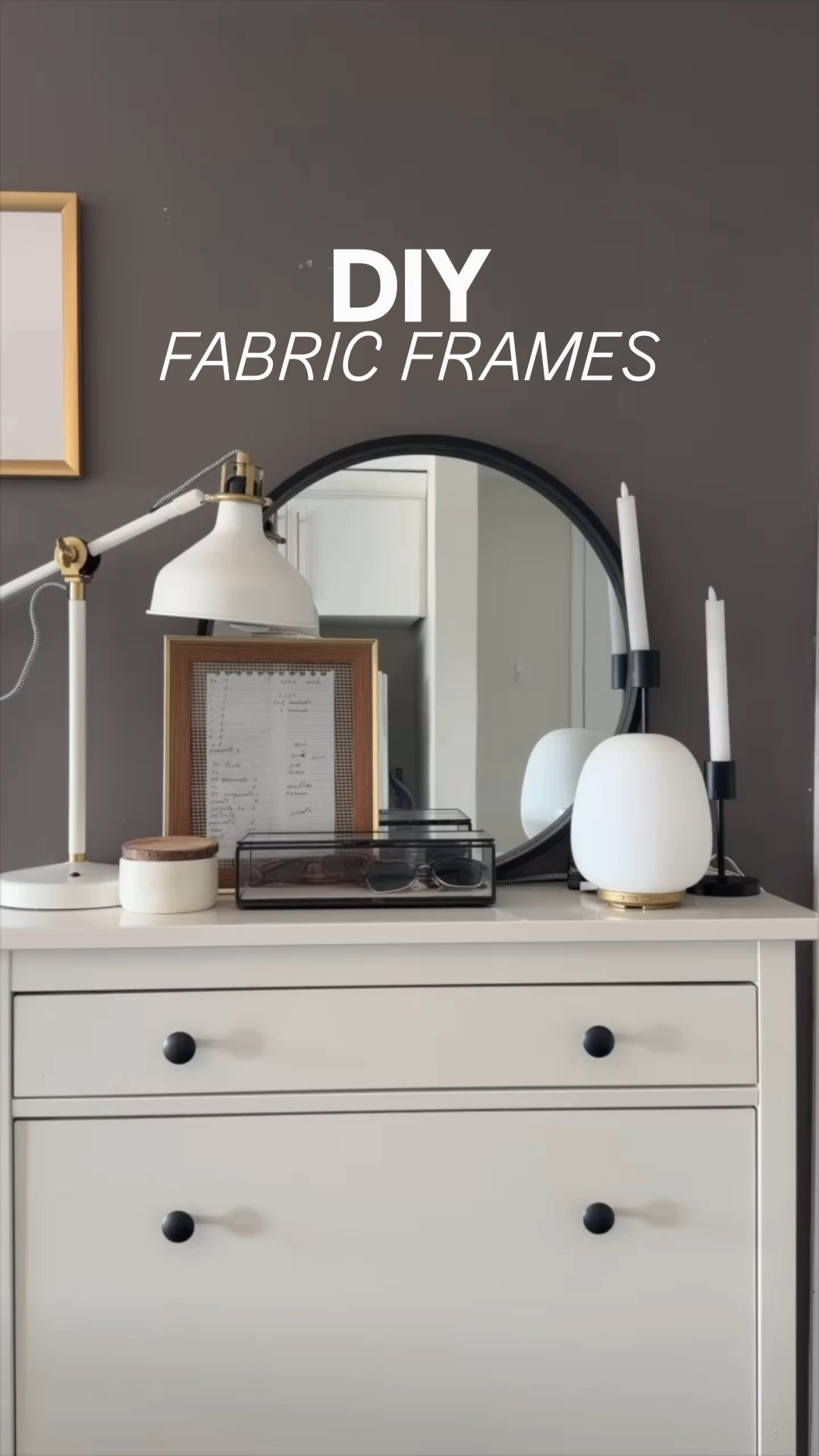 truly a 5-minute DIY 🙏🖼️💕

I’ve seen so many videos of people using fabric matting for their frames, and can confirm this is such an easy way to elevate your gallery walls!

I bought my plaid fabric off of amazon and because the fabric is thin, I didn’t even have to use glue — which means I can repurpose the fabric for something else if I ever get sick of this look one day 🙌 

the frames are from @homesensecanada & @ikeacanada (two of my fav affordable places to buy cute photo frames)

#diyframe #photoframeideas