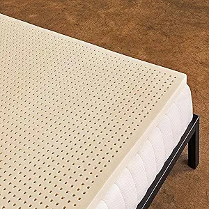 Pure Green Natural Latex Mattress Topper - Firm - 1 Inch - Queen Size (GOLS Certified Organic) | Amazon (US)