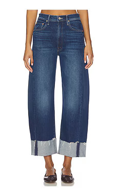 MOTHER The Half Pipe Ankle Cuff Fray Jeans in Perfectly Imperfect from Revolve.com | Revolve Clothing (Global)