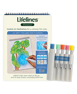 FlowArt Ultraviolet Art Kit - Foliage & Flowers | Macy's