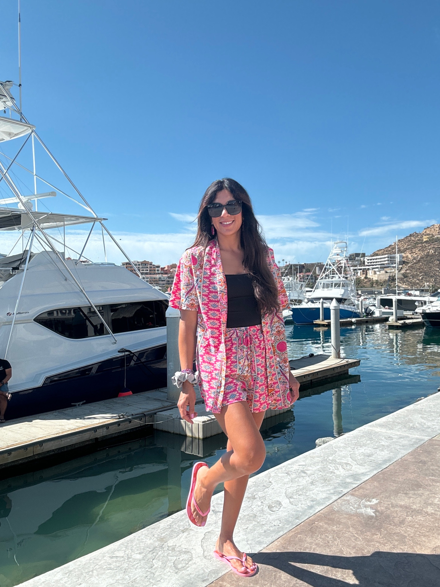 Summer Outfit

My yacht outfit. Love this cute set for my Cabo trip. I wore with a black bodysuit and Havianna sandals  

#LTKTravel #LTKSwim #LTKStyleTip