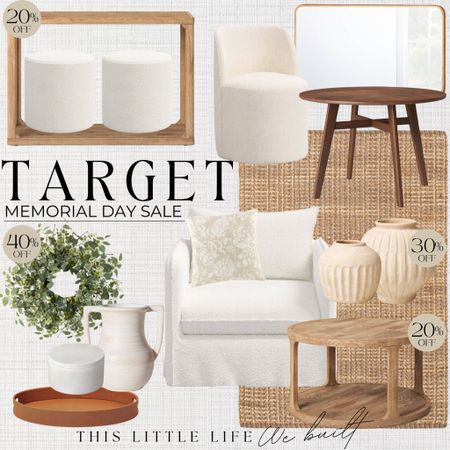 Target Sale / Target Memorial Day Sale / Threshold Furniture Sale / Neutral Home Decor / Neutral Decorative Accents / Neutral Area Rugs / Neutral Vases / Neutral Seasonal Decor /  Organic Modern Decor / Living Room Furniture / Entryway Furniture / Bedroom Furniture / Accent Chairs / Console Tables / Coffee Table / Framed Art / Throw Pillows / Throw Blankets 

#LTKSeasonal #LTKHome #LTKSaleAlert